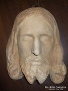Terrakotta agyag Jézus fej fali kép