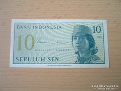 INDONÉZIA 10 SEN 1964 UNC