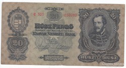1930. Magyarország, 20 Pengő.