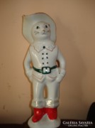 Orosz porcelán Csizmás Kandúr figura