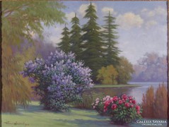 Tordai Székely Mihály : Park in the Forest
