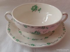 Wedgwood több mint 100 éves leveses csésze tányérral