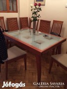Calligaris olasz kinyitható étkezőasztal és négy szék