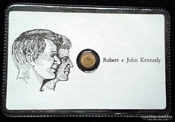 Mini emlékpénz John és Robert Kennedy