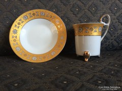 FINE PORCELAIN, csésze+alj, gyönyörű Japán porcelán