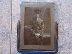 WW1.,Angol tiszt katona foto,keret