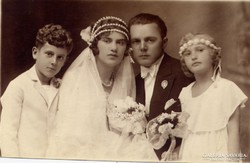 Antik esküvői fénykép