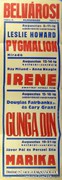 0H161 Régi BELVÁROSI FILMSZÍNHÁZ plakát 1946