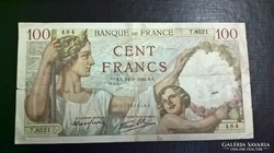 Franciaország 100 Frank 1940. AA