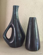 Iparművész kerámia vázapár - art design ceramic vases