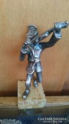 Ezüst 925 ös (14.5 cm)"Hegedűs a háztetőn"  figura 