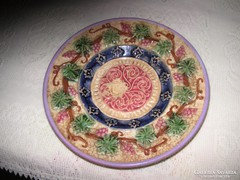 Antik Zsolnay  majolika tányér