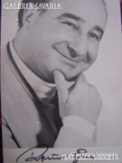 ​Rónai Egon színész, konferanszié régi dedikált fényképe