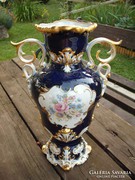 Hollóházi  barokk váza / 35  cm