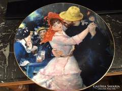 Renoir festményét ábrázoló dísz tányér