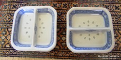 8.5 x 8.5 cm rizs mintás osztott tálka, 2 db