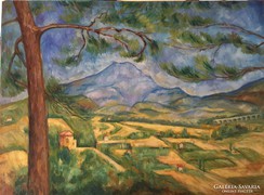Paul Cezanne képéről másolat - reproduction of Cezanne