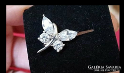Gyönyörű ezüst pillangó medál gyűrű szett ELADÓ