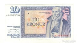 10 korona krónur 1961 Izland