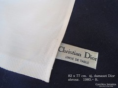 Christian Dior új damaszt abrosz. 82x77 cm.