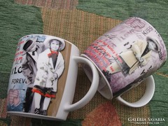 Teáscsésze-reggeliző csésze bájos gyerekekkel, 4 dl  ajándékba is