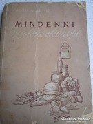 FÜLÖP MARGIT : MINDENKI SZAKÁCSKÖNYV -E 1955