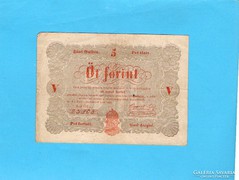Kossuth 5 Forint 1848 Piros