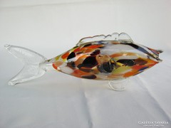 Színes üveg hal
