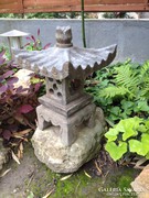 Igazi kő, bazalt kerti lámpás pagoda. Fagyálló!