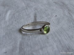 925-ös gyűrű Olivin kővel