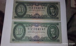 10 forint 1949-es, és egy 1969-es, évjárat