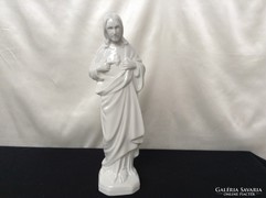35cm magas festetlen porcelán szobor
