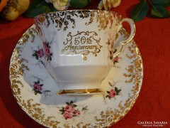 Royal Windsor angol 50-edik évfordulós dúsan aranyozott teás