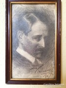 Korabeli Babits Mihály portré