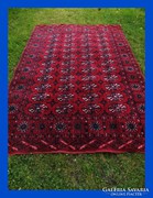 Afgán bokhara tekke szőnyeg szép állapotban! 145x224cm