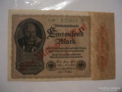 Németország Weimar Köztársaság 1922. 1000Márka 