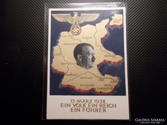 WW2,Német Hitler propaganda képeslap