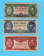 10-20-100 Forint 1949 