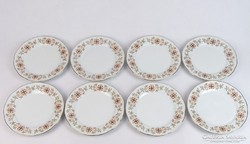 0J743 Jelzett porcelán süteményes tányérkészlet