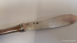 Ezüst papírvágó kés, 1890 körüli