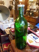 régi nagyméretű  csatos kristályvízes üveg