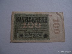 Németország 100 Millió Márka 1923 Berlin