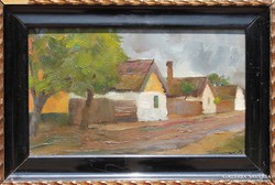 István Hagyik: in the village (street)