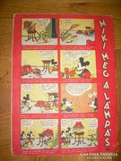 2 db Ős - Disney képregény 1944-es újságon