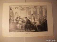 Baccanália :1880 .ban készült famatszet