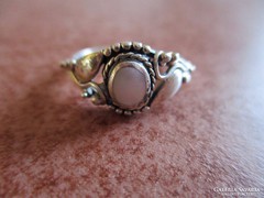 Gyöngyház - ezüst gyűrű (kis méret)