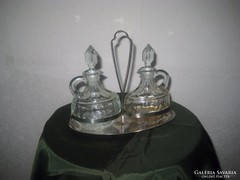 Olaj és ecet tartó , RAD  Rostfrei  Beograd , szerbiai  termék , jelzett