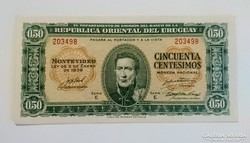 Uruguay 50 centesimos 1939 UNC