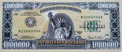 1 000 000 dollar USA fantázia pénz 2003 UNC