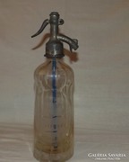 Antik szódásüveg Kohler Ignác és Tsa,Bátaszék